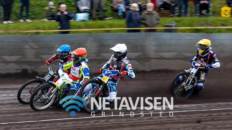 GSK Liga vandt over Team Fjelsted med 45-39 på Fjelsted Speedway Center